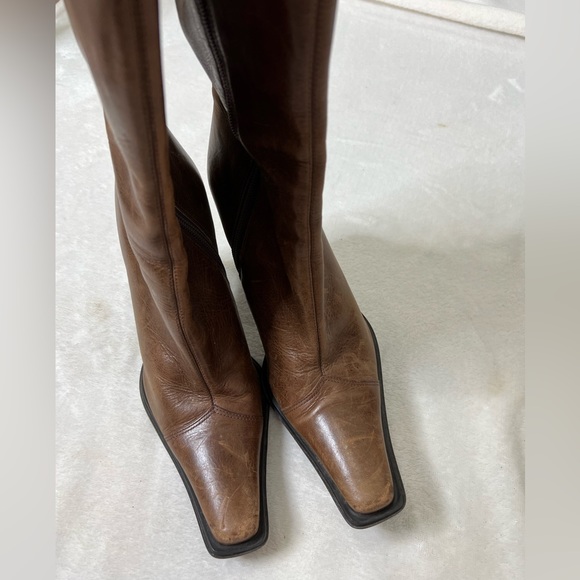 Vintage Y2K Steve Madden Leather Boots size 8 - Picture 4 of 9